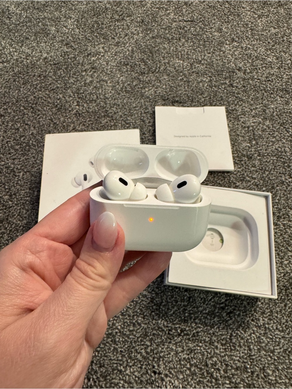 NEW Apple AirPods Pro 2nd Generation Earbuds with Charging Case in White